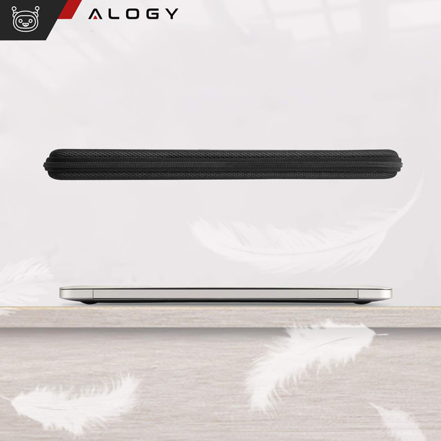 Laptop Sleeve, MacBook Air Pro 13.3" Alogy Hard Foam Bag Protective Case for 13-14" Laptops Black