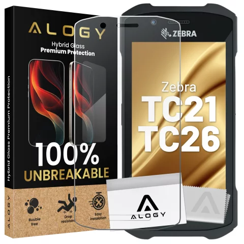 Hybridní sklo pro Realme 11 Pro 5G / Pro Plus Screen Protector Alogy Flexi Glass 9H Case Friendly Flat Screen Cover