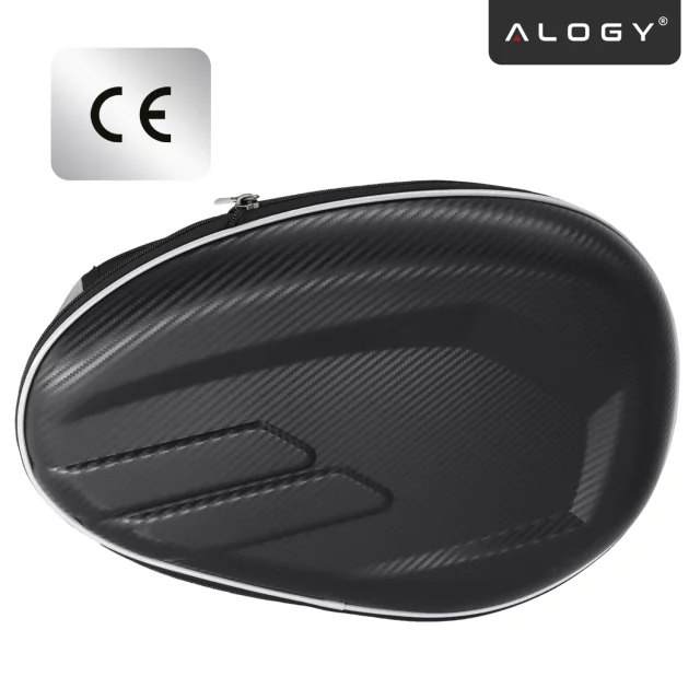 Motocyklová podsedlová brašna 38-58L - Brašna, boční kufry, brašna na zadní sedadlo, vodotěsná, tvrdý materiál, nastavitelná pro motocykl - Alogy RoadPack™ černá