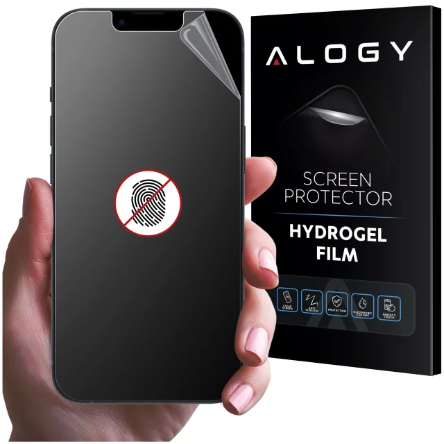 "MATTE" foil for Apple iPhone 14 Plus Hydrogel Alogy HydroSkin Matte Pro™ for the screen for the "FREE FINGERPRINT" case