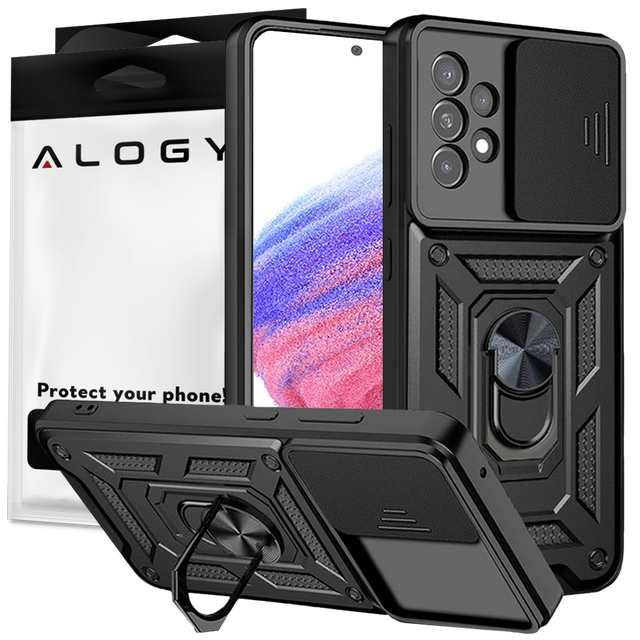Alogy Camshield Stand Ring Case with Camera Cover for Samsung Galaxy A53 / A53 5G