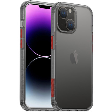 Alogy Protective Case Protective Cover for Apple iPhone 14 Plus Black and Clear Glass
