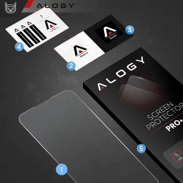 Tvrzené sklo pro Apple iPhone 16 Pro Max Screen Protector 9H Alogy Heavy Pro ™️