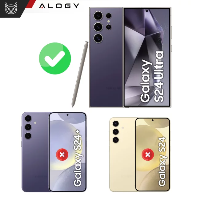 Sklo pro Samsung Galaxy S24 Ultra kryt objektivu fotoaparátu Objektiv fotoaparátu Alogy Lens Protector PRO Ochranný kryt