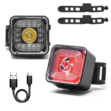 Lampka rowerowa 2w1 Alogy Bike Rear+Front Light Smart Latarka na rower wodoodporne światło na przód i tył 120lm IP66