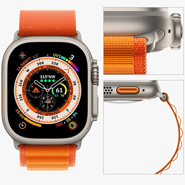 Alogy Sport Strap for Apple Watch 4/5/6/7/8/SE (38/40/41mm) Orange