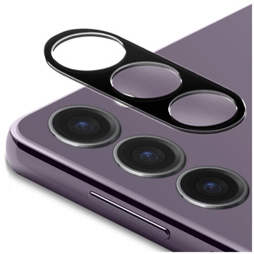Kovový kryt pro Samsung Galaxy S24, ochranný pro ostrůvek fotoaparátu, Alogy Metal Lens, černý