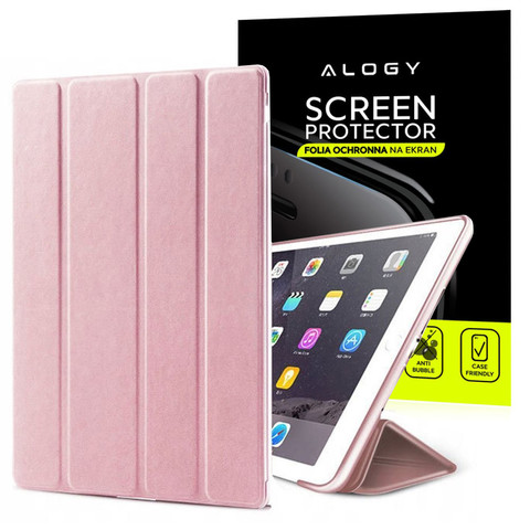 Alogy Smart Case Apple iPad 2 3 4 Silicone Pink FOIL