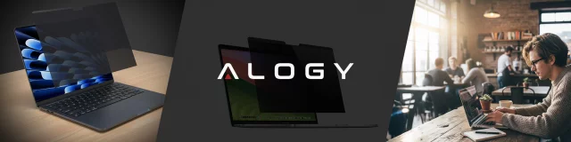 Magnetyczna folia prywatyzująca do Macbook Pro 14" 2021-2024 – ochrona prywatności, łatwy montaż, pokrowiec do przechowywania, redukcja odblasków – Alogy SecureView™