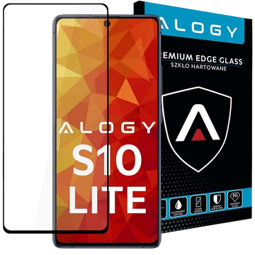 Alogy Glass Full Glue case friendly for Samsung Galaxy S10 Lite black
