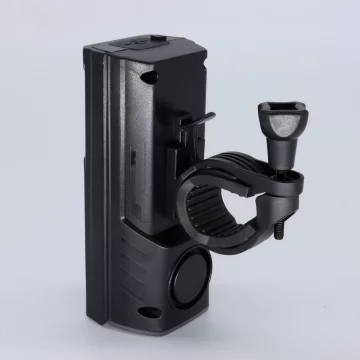 Solar front bike light LED front bicycle light with solar panel horn super strong 1000LM 4400MAH lighting waterproof bike light black