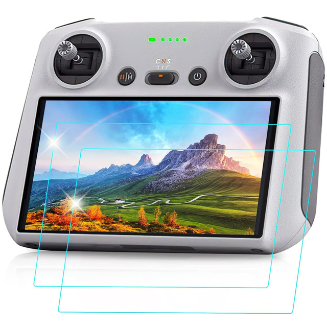 2x Tempered Glass pro DJI RC / DJI RC 2 - DJI Mini 4 Pro / Air 3 pro Drone Screen Alogy Screen Protector PRO