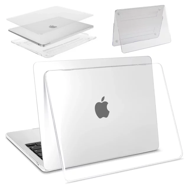 Etui Alogy Hard Case für Apple Macbook Air 13 2022 M2 A2681 13,6" Przezroczyste