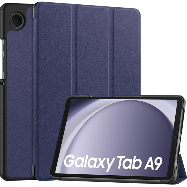 Case for Samsung Galaxy Tab A9 2023 8.7" X110 / X115 Tablet Cover Case Alogy Book Cover Navy Blue