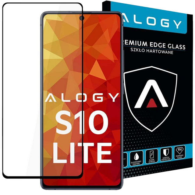 Pouzdro Glass Alogy Full Glue vhodné pro Samsung Galaxy S10 Lite černé