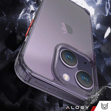 Alogy Protective Case Ochranný kryt pro Apple iPhone 14 Plus černé a čiré sklo