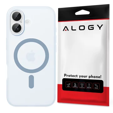 Etui do Apple iPhone 17 – matowa obudowa do MagSafe z ochroną obiektywu, smukłe i odporne na zarysowania, idealne dopasowanie – Alogy Skinny MatteCase™ Mist Blue