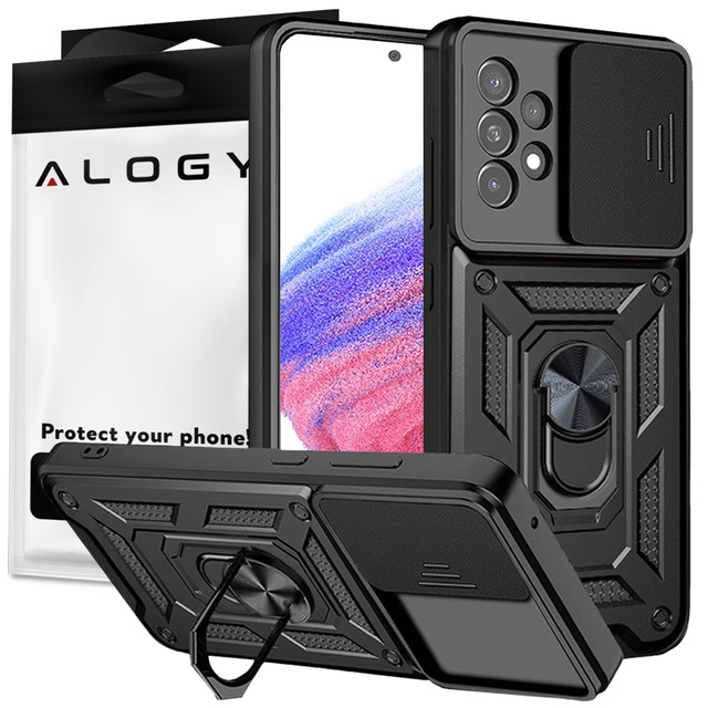 Alogy Camshield Stand Ring Case with Camera Cover for Samsung Galaxy A53 / A53 5G