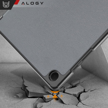 Pouzdro pro Samsung Galaxy S24 obrněné Slide Case Prstencové pouzdro ochrana fotoaparátu Camshield Alogy černé