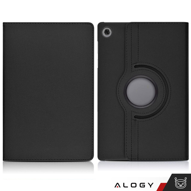 Hülle für Lenovo Tab M10 Plus 10.6 2022 3gen 3gen TB128XU TB125FU Hülle 360 Drehbar Alogy Schwarz