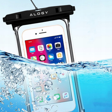 Alogy x2 wasserdichtes Gehäuse wasserdicht universal IPX8 bis 6,5 Schwarz