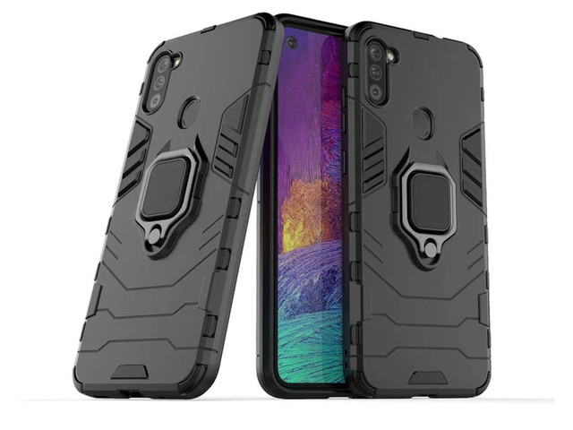 Alogy Stand Ring Armor case for Samsung Galaxy M11/ A11 black