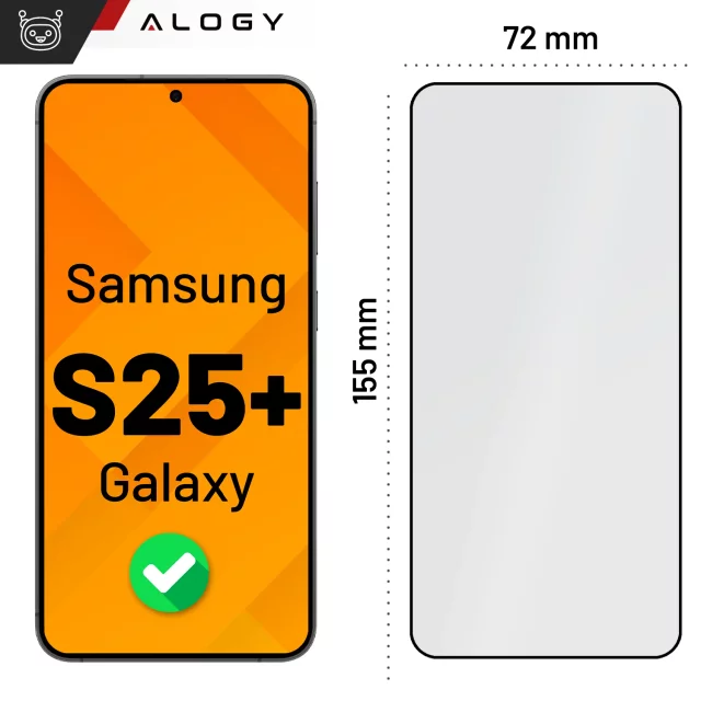 Tempered glass for Apple iPhone 16 screen protector 9H Alogy Heavy Pro ™️