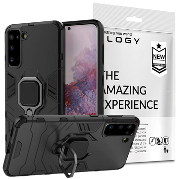 Alogy Stand Ring Armor case for Samsung Galaxy S21 black