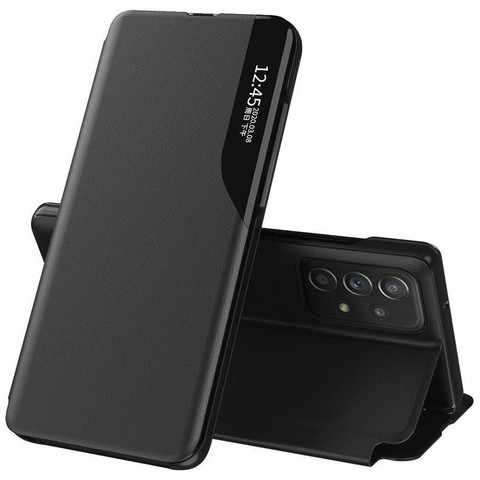 Alogy Leather Smart View Cover Wallet Case for Samsung Galaxy A52 5G/ A52s Black