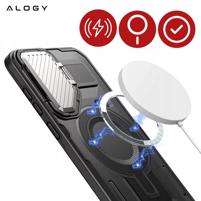 Apple iPhone 16 Pro Max Case Alogy Anti-Shock Hybrid Case for MagSafe Clear