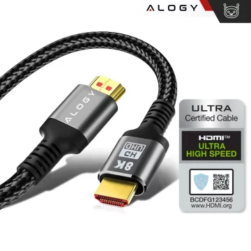 Alogy 8K 60Hz 48GBps 3m HDMI 2.1 Cable Black