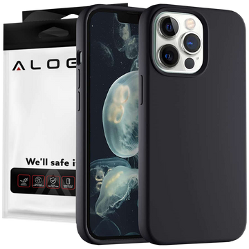 Schutzhülle für Alogy Thin Soft Case für iPhone 13 Pro Max schwarz