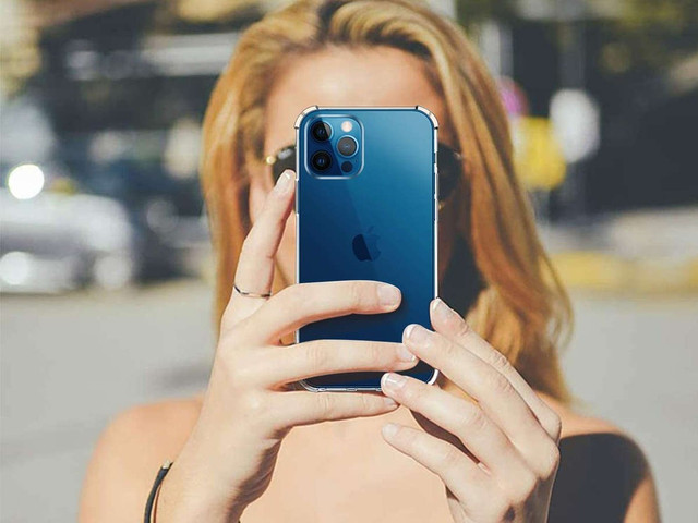 ShockProof Alogy armored case for Apple iPhone 12 Pro Max transparent