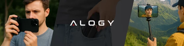 Handyhülle Wasserdichtes Gehäuse Alogy universal IPX8 bis 6,5 Schwarz
