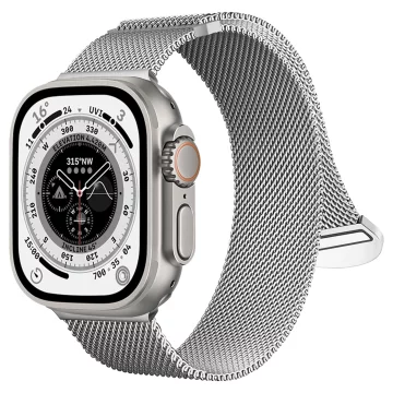 Alogy Steel Strap Apple Watch Bracelet 42/44/45/49mm Stainless Steel Silver
