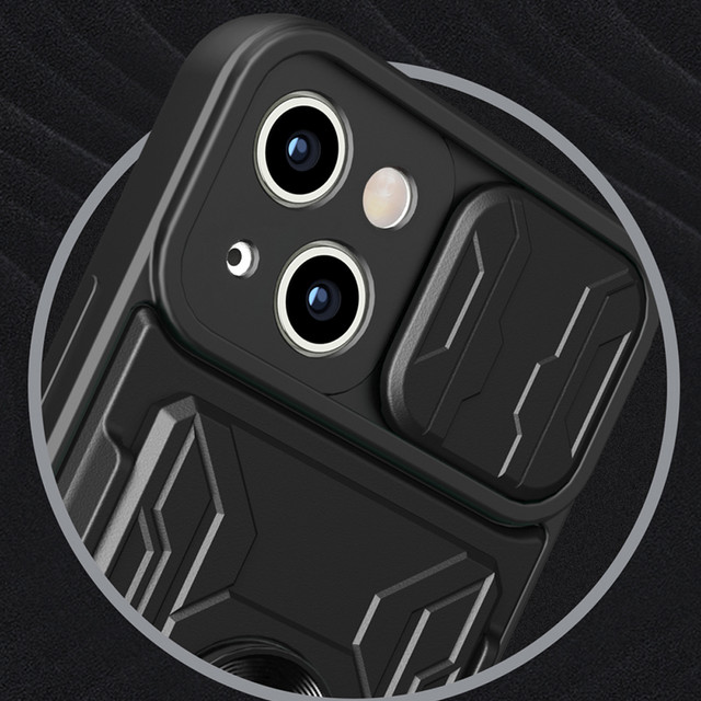 Alogy Camshield Stand Ring Case with Camera Cover for Apple iPhone 14 Pro Max