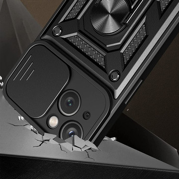 Pouzdro Alogy Camshield Stand Ring Case s krytem fotoaparátu pro Apple iPhone 14 Plus Glass