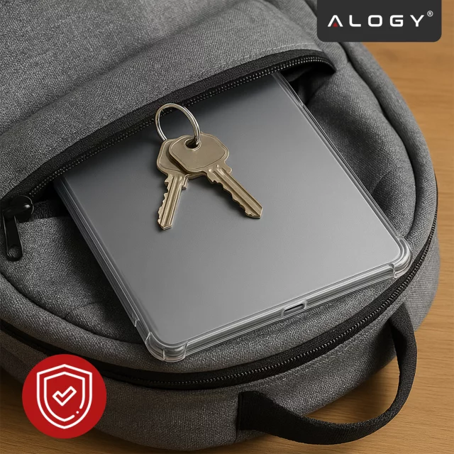 Etui Ochronne do Redmi Pad SE 11" 2023, Wzmocnione Narożniki, Smukłe i Lekkie, Antywstrząsowe ShockProof, Alogy FlexiShield™ – Przezroczyste