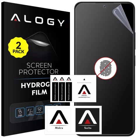2x Folia "MATOWA" do Xiaomi A3 4G Hydrożelowa Alogy HydroSkin Matte Pro™ na ekran do etui "BEZ ODCISKU PALCÓW"
