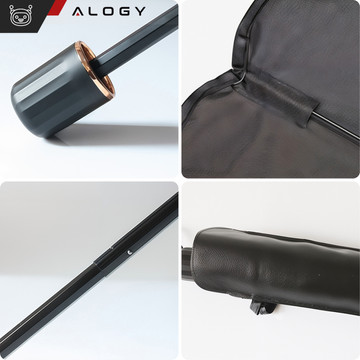 Sluneční clona do auta do auta UV sluneční clona na okno Alogy Car L 135x79cm černá