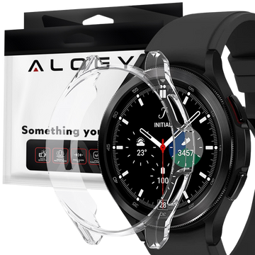 Alogy Silikonhülle für Samsung Galaxy Watch 4 Classic 42mm Transparent