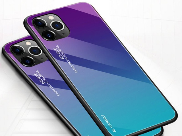 Alogy Aurora Armor Case for Apple iPhone 11 Pro Max Purple Blue 03