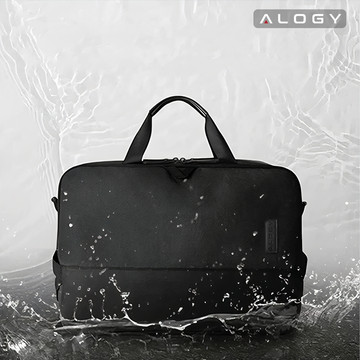 Alogy Outdoor Protective Travel Case Shoulder Bag for Laptop, MacBook Air Pro up to 15.6" Black