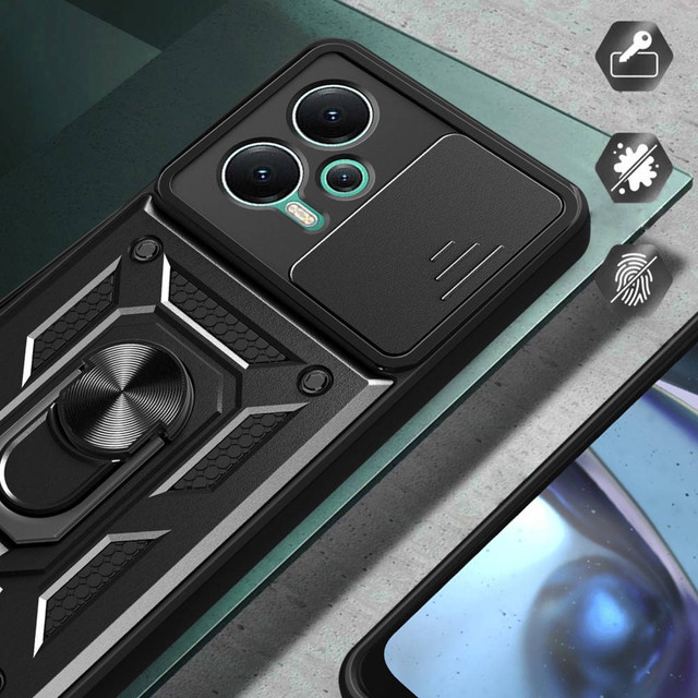 Ochranné pouzdro Alogy Camshield Stand Ring s krytem fotoaparátu pro Xiaomi Redmi Note 12/ Poco X5 5G