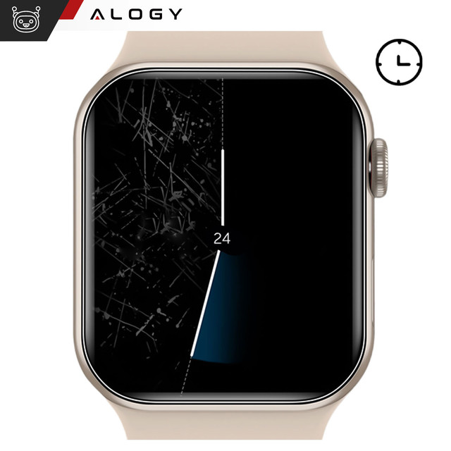 Hydrogel Alogy Hydrogel-Schutzfolie für Smartwatch für Garmin Venu 2S