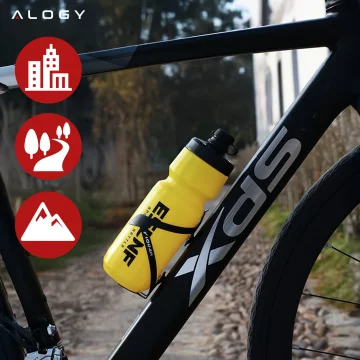 Bottle cage drink water bottle bicycle holder for bicycle bottle universal Black