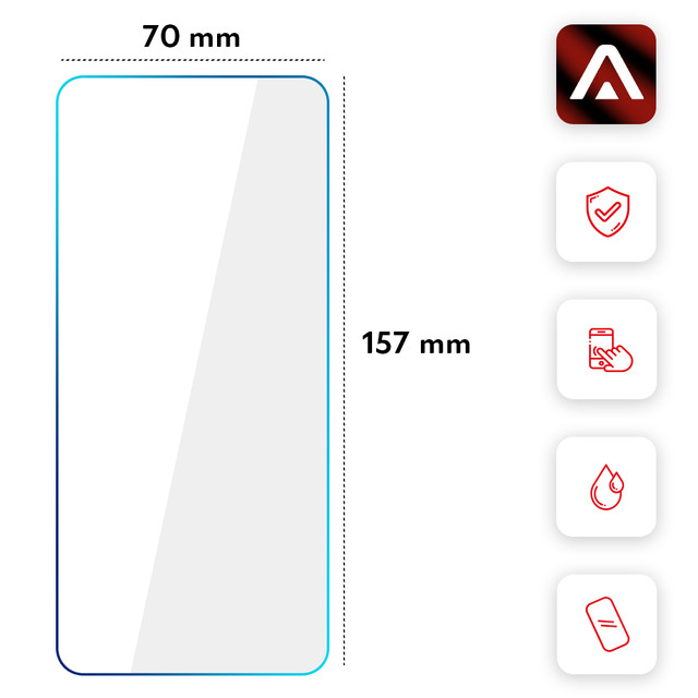 Tvrzené sklo 9H Alogy ochrana displeje pro Motorola Moto G 5G