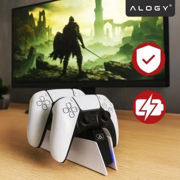 Duální dokovací stanice pro ovladač PlayStation 5 PS5 Pad White