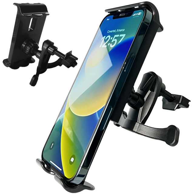 Alogy AirVent Car Holder for phone, tablet 4-11" for ventilation grille Black
