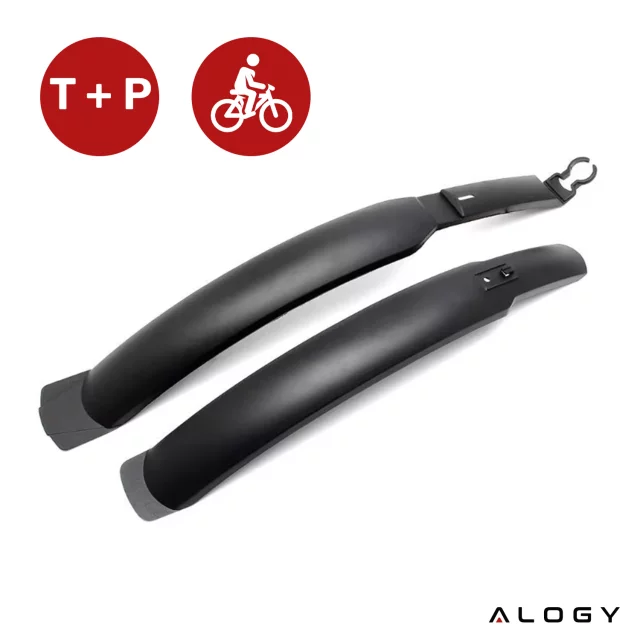 Plattform-Fahrradpedale für MTB-Fahrräder, Aluminium 9/16" Schwarzes Aluminium-Set [2 Stk.]